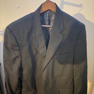 Ralph Lauren Black Pinstripe Sport Coat 42L